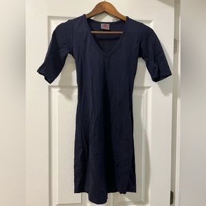 Navy Blue Dress - XS